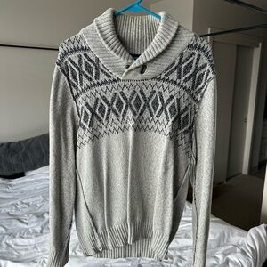 Men’s cardigan knit sweater